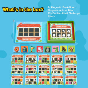 Magnetic Animal House Matching Game