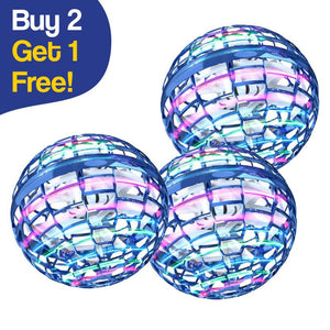 Galaxy Lights Flying Magic Orb glowing multicolor LED drone toy bundle