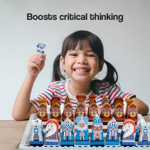 Checkmate Kingdom Educational Chess Set for Kids – board game