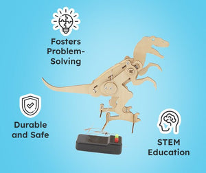 Wooden Dinosaur Assembly STEM Kit (view 9)
