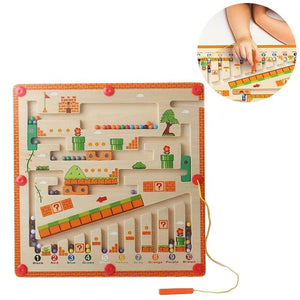 Montessori Magnetic Color and Number Maze – educational toy