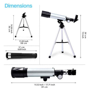 Kids 50mm Refractor Telescope with Case – educational toy