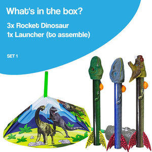 Soaring Dino Rocket Launcher – for kids ages 3+