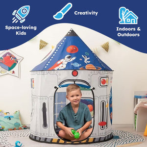 Space Voyager Rocket Ship Tent β gift idea for kids and grandchildren