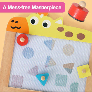 Eco-Wooden Magnetic Drawing Board (view 8)