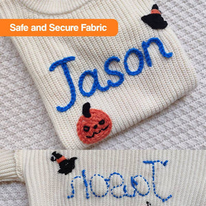 Custom Name Cozy Toddler Sweater (view 5)