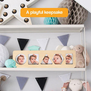 Montessori Inspired Custom Photo Puzzle Game – gift idea for new parents and baby showers