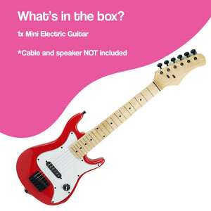 Natural Wood Mini Electric Guitar β educational toy