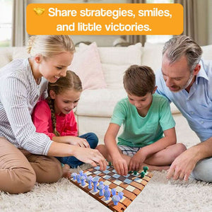 Magnetic Mushroom-Themed Chess Set – board game