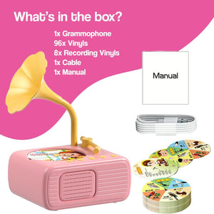 Smart Mini Phonograph with 96 Vinyls + Bluetooth (view 12)