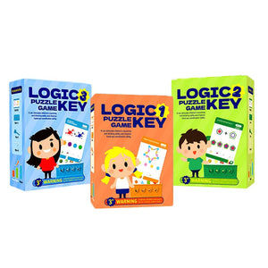 3-in-1 Logic and STEM Learning Puzzles – for kids ages 3+