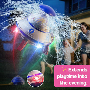 Spinning LED UFO Water Rocket Sprinkler (view 7)