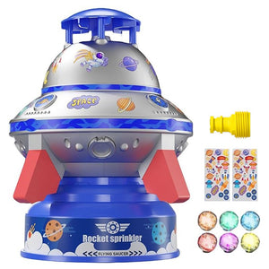 Spinning LED UFO Water Rocket Sprinkler (view 9)