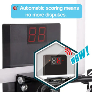LED Pro Foldable Basketball Hoop with Digital Scoreboard – gift idea for kids and grandchildren
