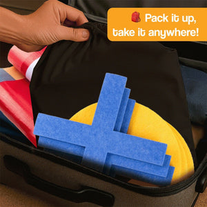 Oversized Felt Tic Tac Toe Family Game Set β gift idea for kids and grandchildren