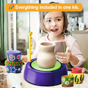 Complete Mini Pottery Workshop Kit – art & craft set