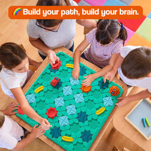 Build-A-Path Logic Puzzle with 118 Challenge Cards