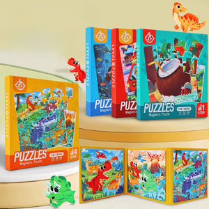 Advanced Magnetic Puzzle Book for Kids