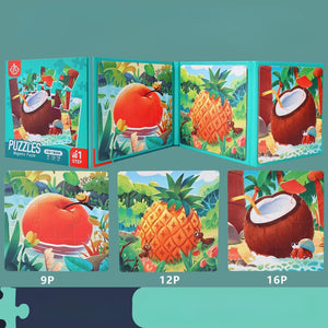 Advanced Magnetic Puzzle Book for Kids