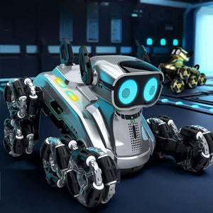 Gesture-Sensing Climbing Electric Stunt Robotic Dog