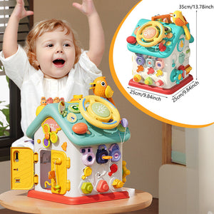 Montessori Busy House Toy for Fine Motor Skills