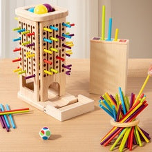 Pick-Up Sticks Game wooden interactive brain training toy for kids and family