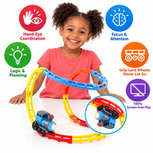 Rollover Train Track Set – DIY craft activity