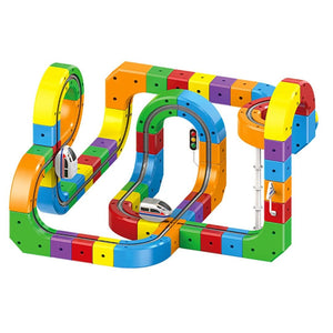 Magnetic Gravity-Defying Electric Track Car Toy – for kids ages 4–9
