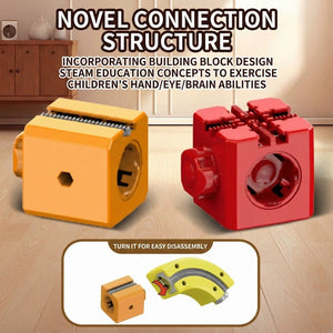 Magnetic Gravity-Defying Electric Track Car Toy – building set