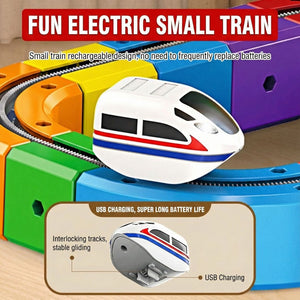 Magnetic Gravity-Defying Electric Track Car Toy – STEM learning toy