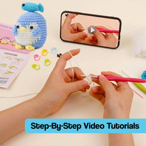 Kids Craft Crochet Kit – gift idea for kids and grandchildren