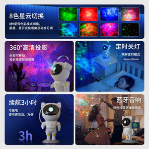 Astronaut Star Projector Night Light – science kit