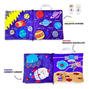 Space Puzzle Quiet Book – from baby age up