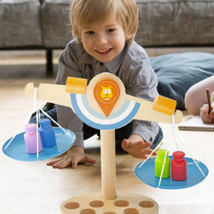 Wooden Educational Math Balance Scale Toy (view 5)