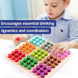 Wooden Sudoku Color and Number Memory Board (view 9)