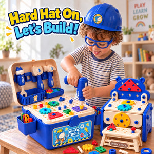Kids' Tool Set & Workbench Electric Drill Tools & Building Pieces