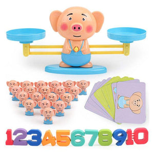 Balance Math Game With Pet Figurines – educational toy