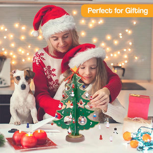 Customizable Wooden Keepsake Christmas Tree β DIY craft activity