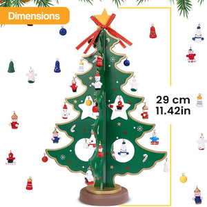 Customizable Wooden Keepsake Christmas Tree β gift idea for kids and grandchildren