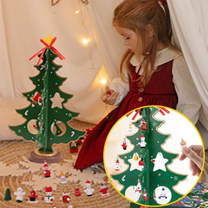 Customizable Wooden Keepsake Christmas Tree (view 8)