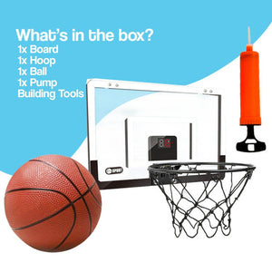 LED Pro Foldable Basketball Hoop with Digital Scoreboard (view 10)