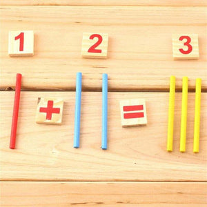 Math Wooden Counting Sticks – gift idea for kids and grandchildren