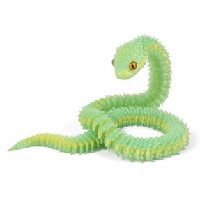 Articulated 3D-Printed Viper Snake – action figure