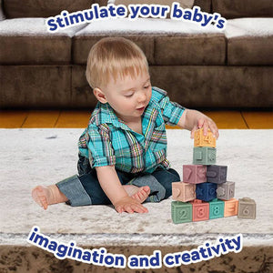 SoftStack Baby Blocks – gift idea for new parents and baby showers