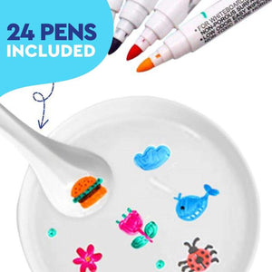 Water Painting Floating Ink Magic Pens – for kids ages 4+