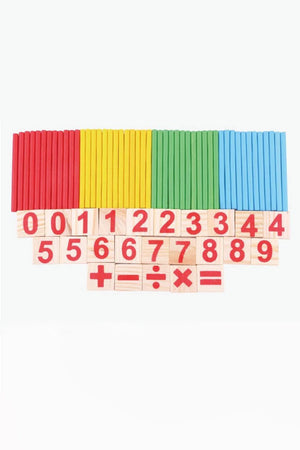 Math Wooden Counting Sticks