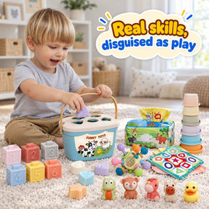 6-in-1 Soft Baby Learning Toy Set