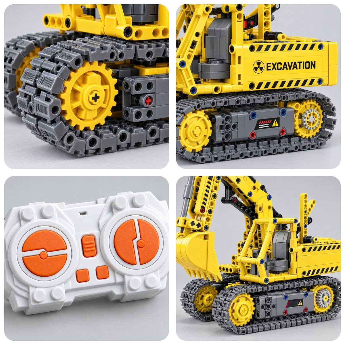 5-in-1 Remote Control Construction Building Block Kit