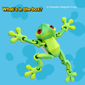 Poseable Magnetic Frog