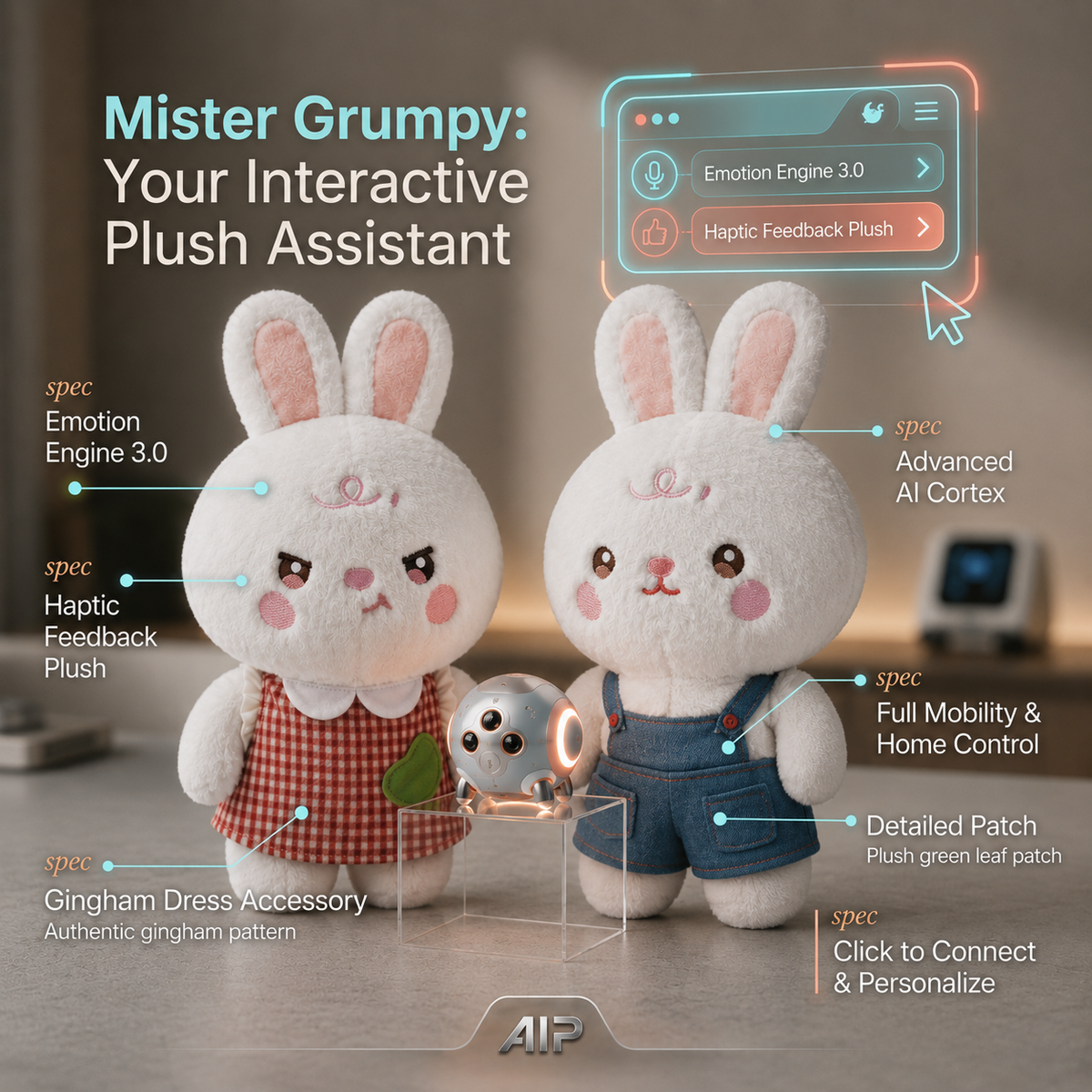 ChatGPT Powered - My Little Robo Bunny – AI-powered learning toy